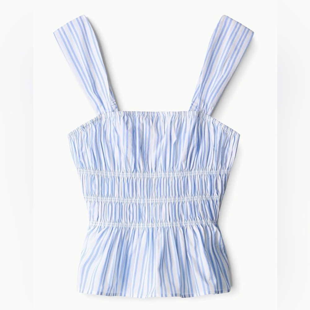 STAUD IDA TOP | MIST STRIPE